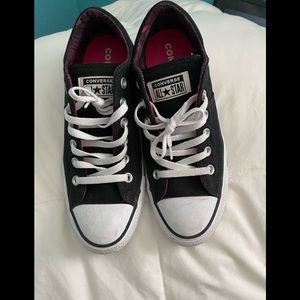 Converse thick tongued sneakers